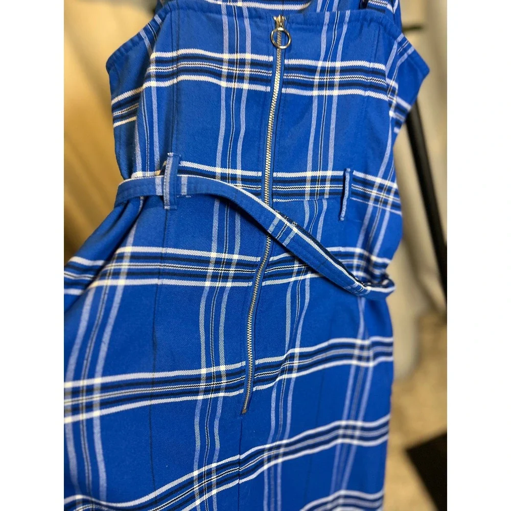 Justice blue plaid